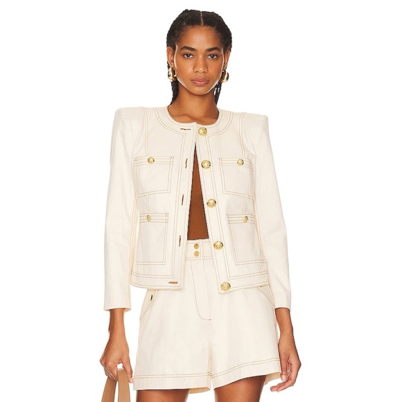 Veronica Beard Jackets & Blazers - 9 DAYS LEFT 🤍 Veronica Beard Farazia Jacket in Ecru